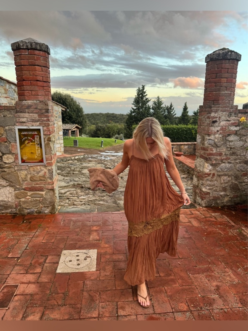 Zara  Wrinkled Embroidered Dress - Picture 10 of 15